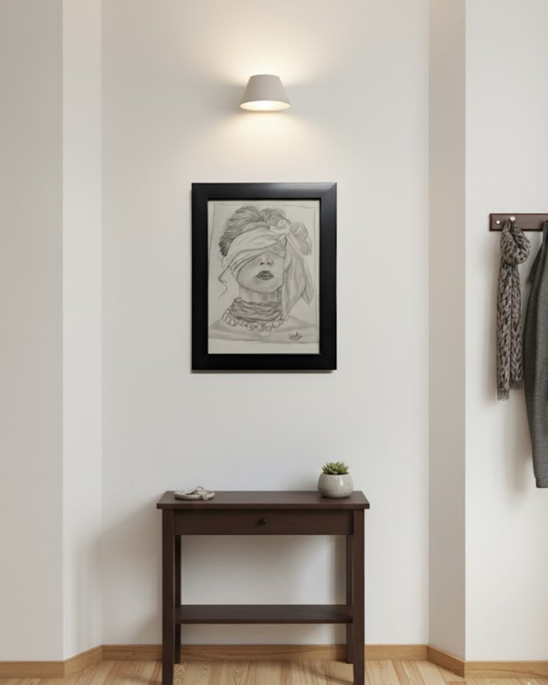 Blind Beauty- Women Realistic Portrait