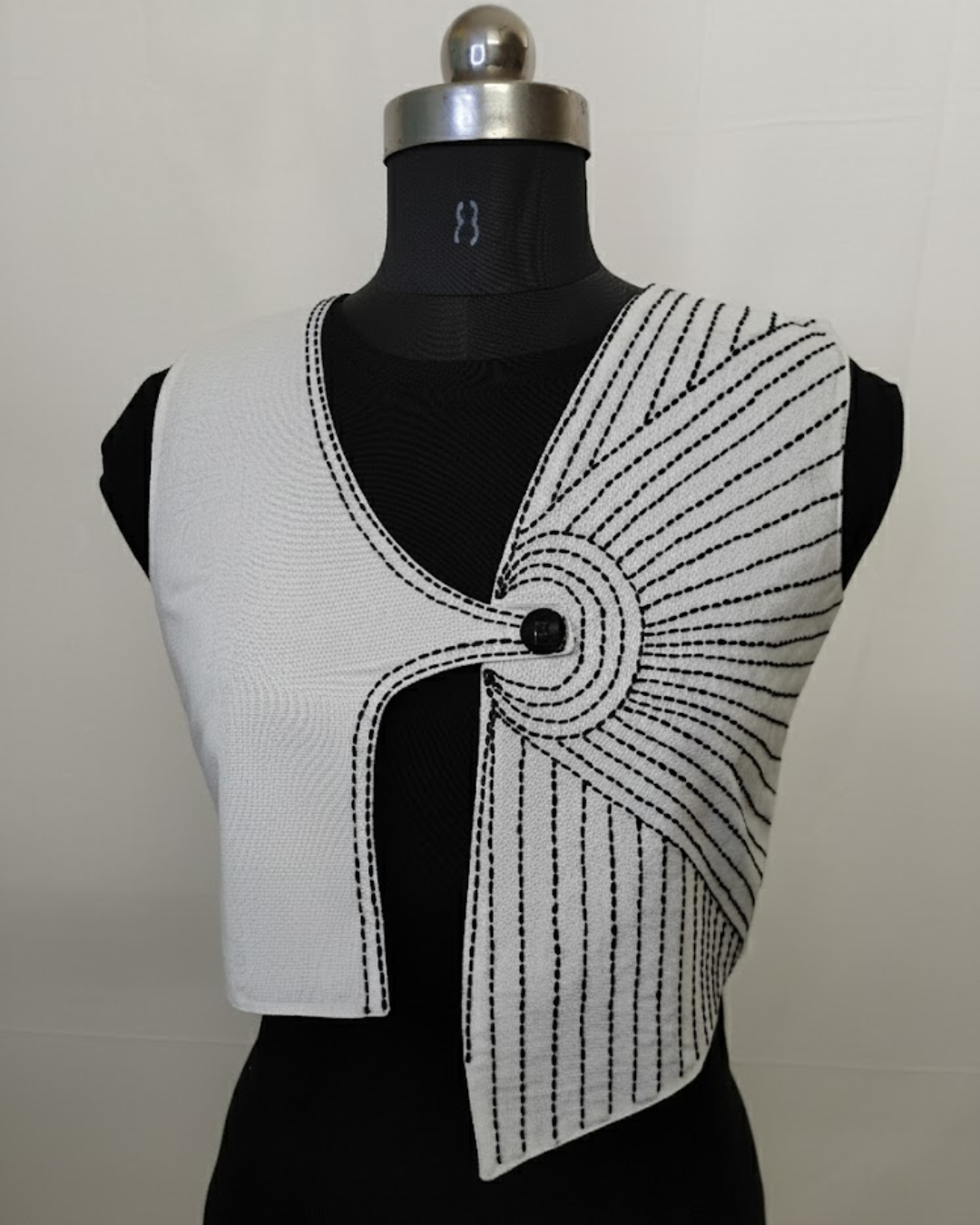 Asymmetrical Cropped Vest