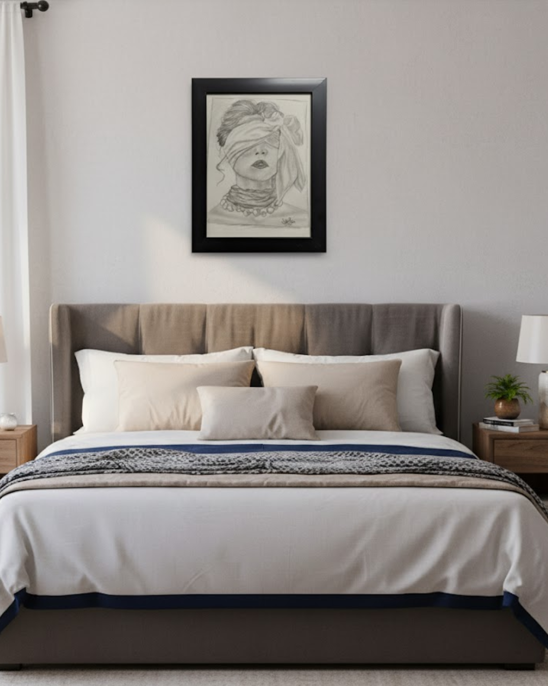 Blind Beauty- Women Realistic Portrait