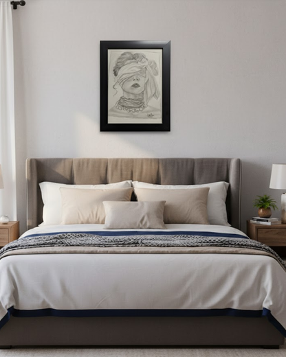 Blind Beauty- Women Realistic Portrait