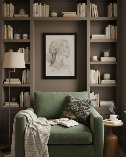 In Thoughts- Girl portrait