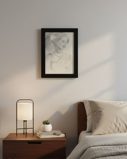 Timeless Beauty- Pencil Portrait