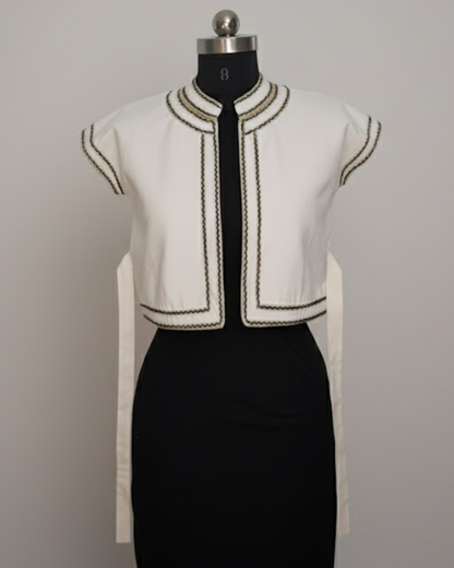 Sleeveless Bolero Jacket