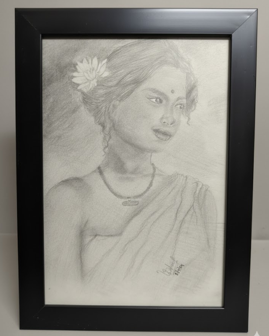 Timeless Beauty- Pencil Portrait