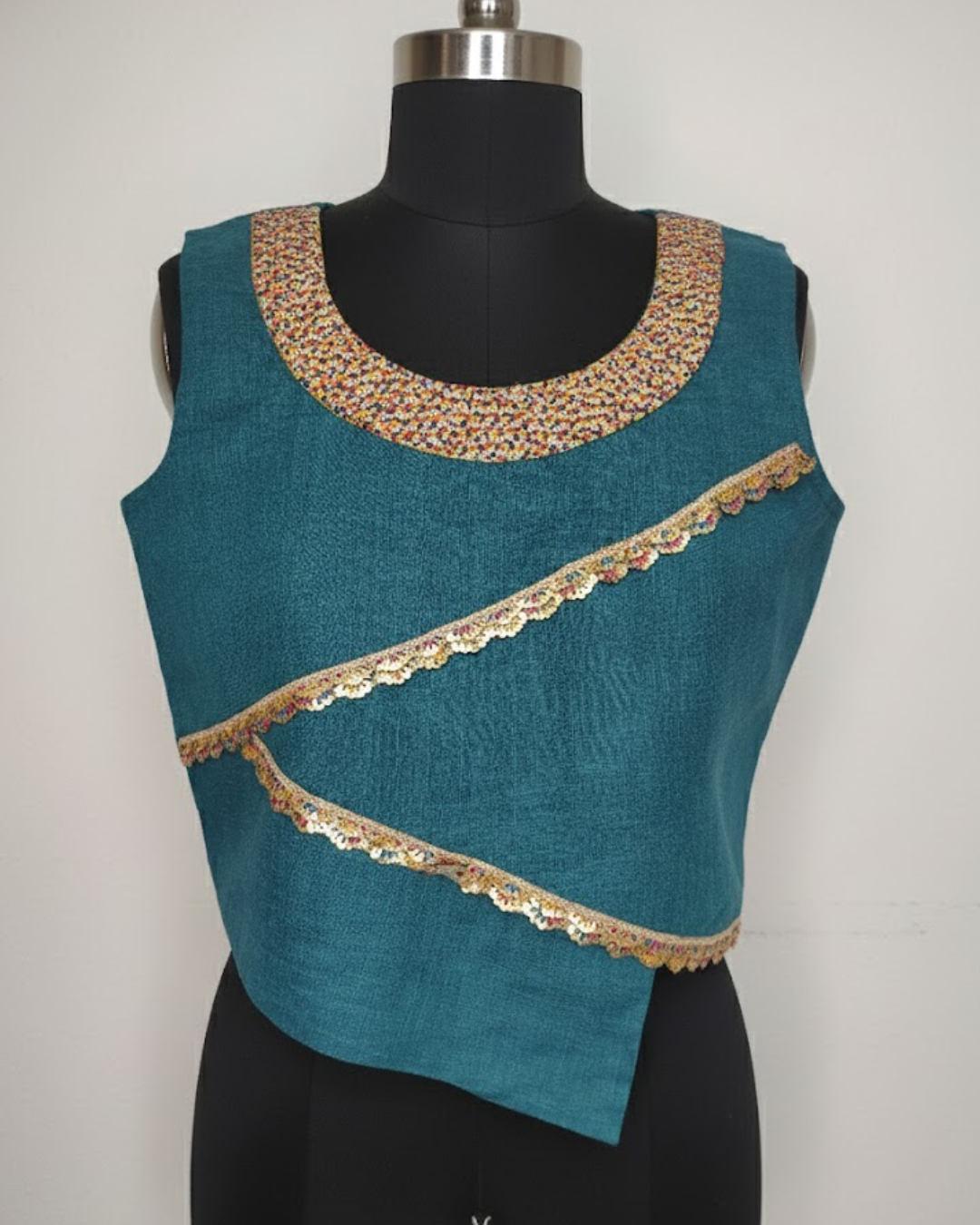 Teal Zariline top