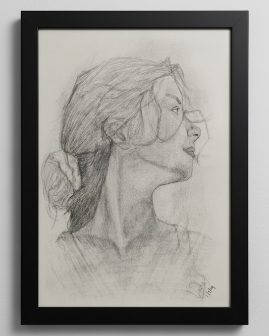 In Thoughts- Girl portrait